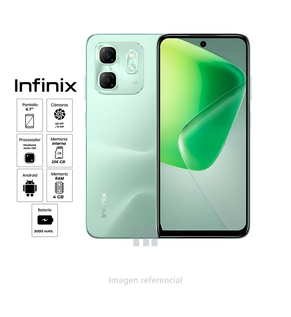 Infinix Hot 50i 256 Gb Rom 4 Gb + 4 Gb Ram Verde 