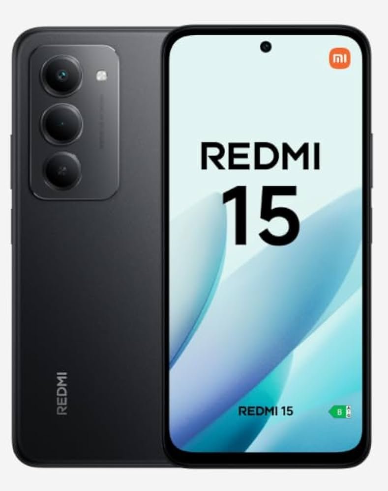 Celular Redmi 15 8GB + 256GB Negro